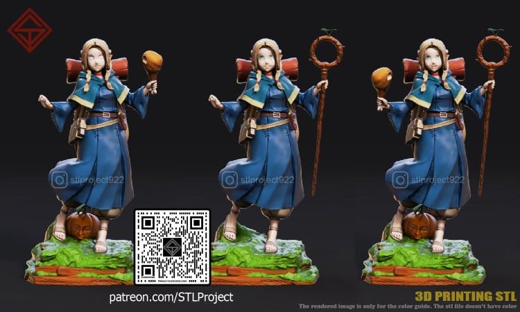 STL Project 迷宫饭 玛露西尔-P站图纸收藏馆