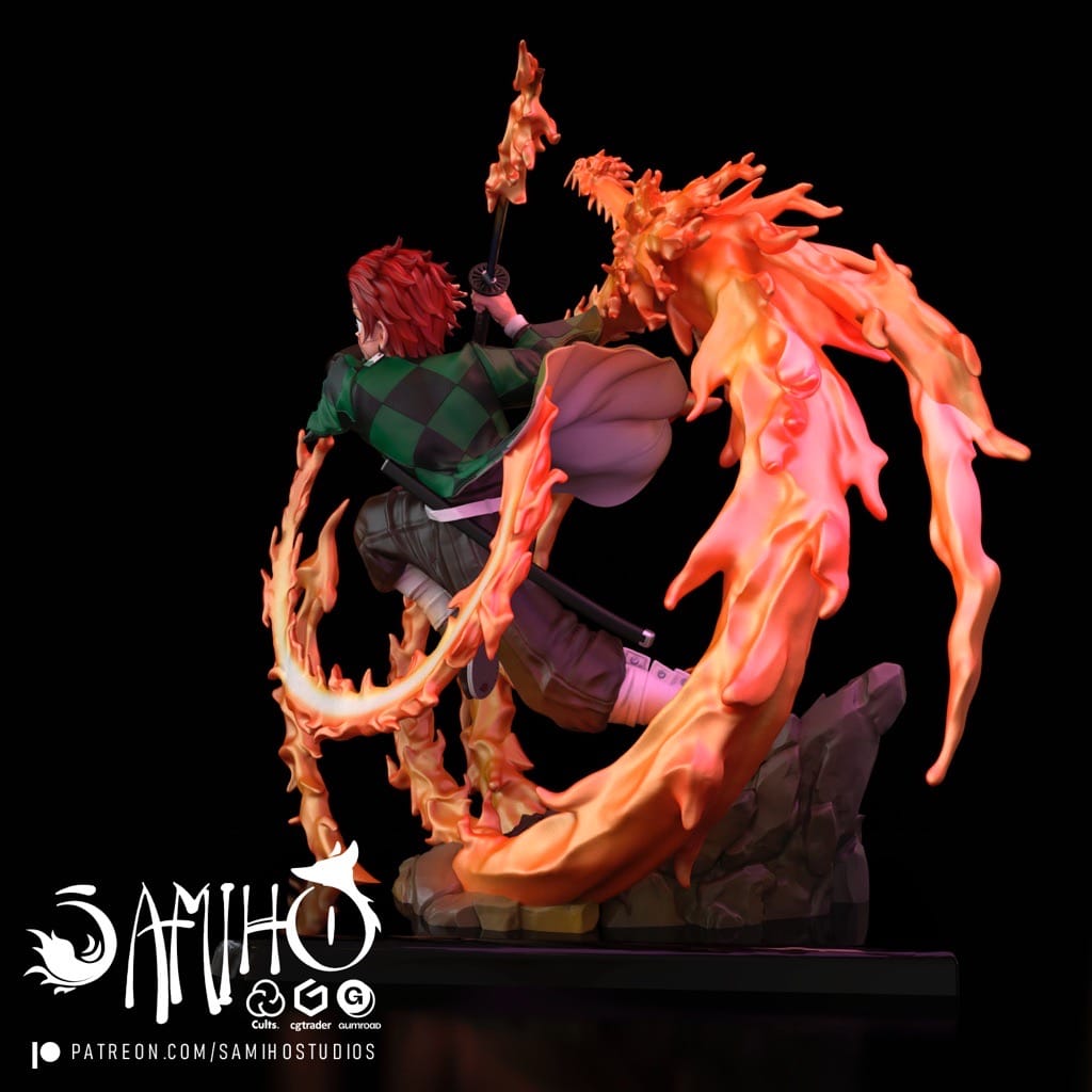 图片[2]-Samiho 鬼灭之刃 灶门炭治郎-P站图纸收藏馆