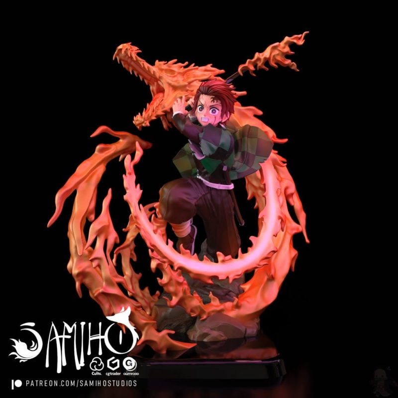 Samiho 鬼灭之刃 灶门炭治郎-P站图纸收藏馆