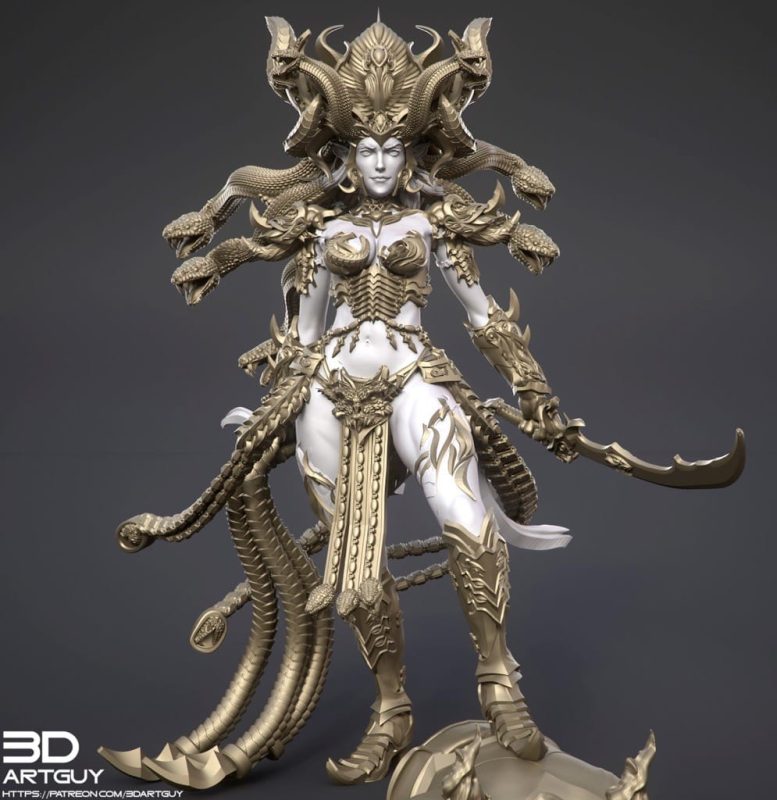 3DArtGuy 精灵女王-P站图纸收藏馆