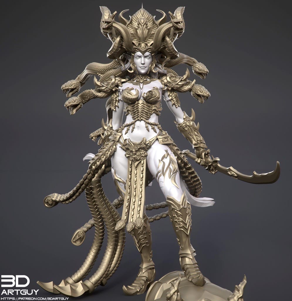 3DArtGuy 精灵女王-P站图纸收藏馆