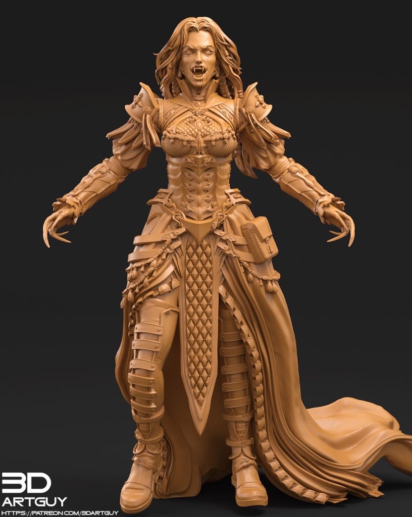 图片[2]-3DArtGuy 吸血鬼-P站图纸收藏馆