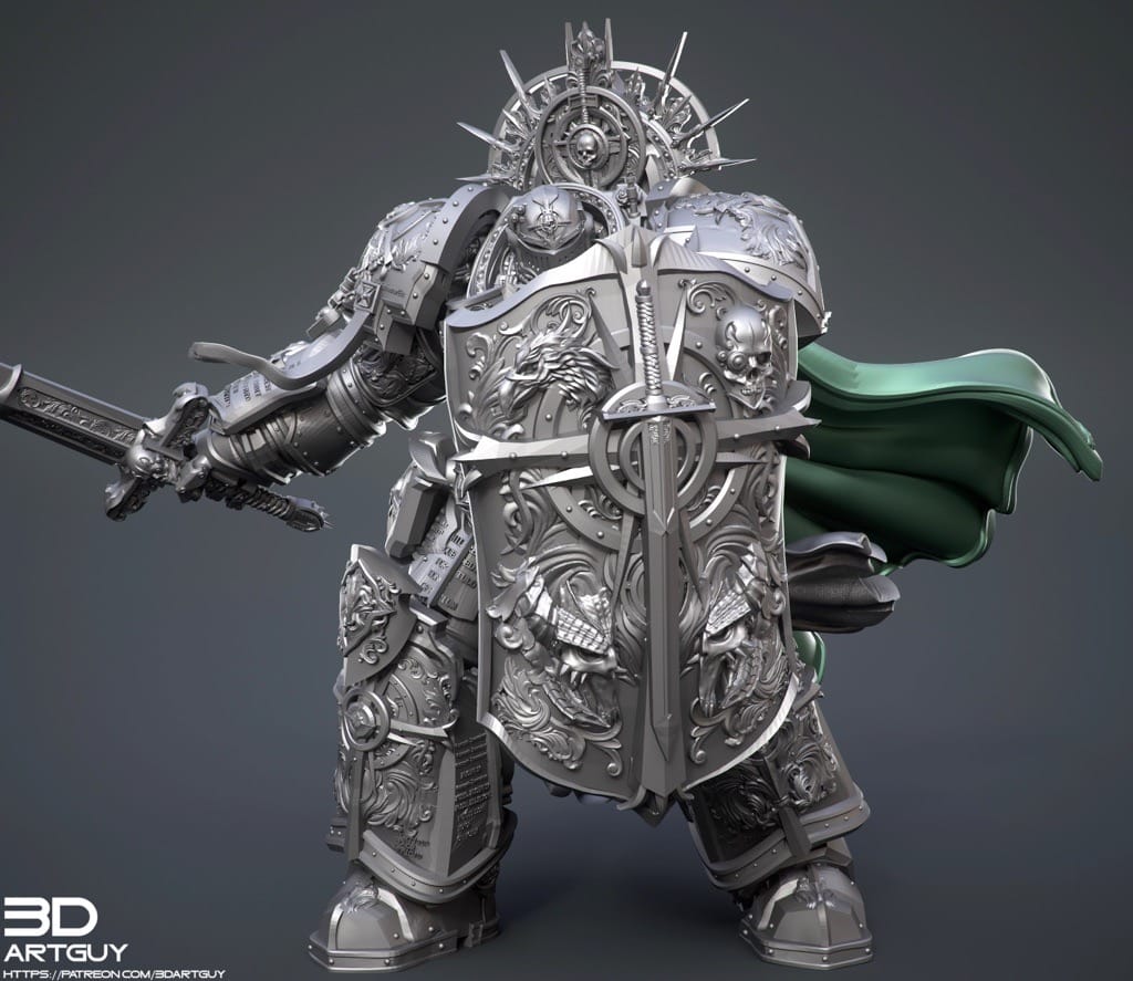 3DArtGuy 圣骑士-P站图纸收藏馆