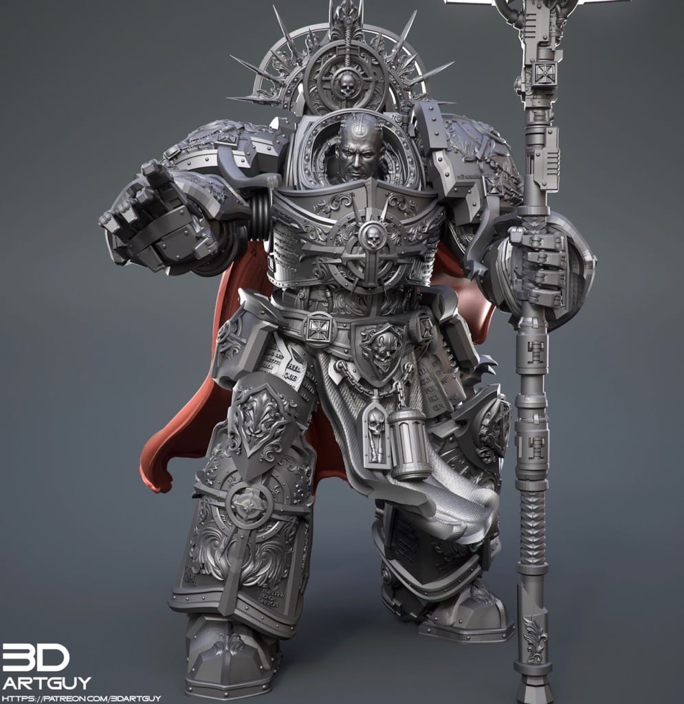 图片[2]-3DArtGuy 圣骑士-P站图纸收藏馆