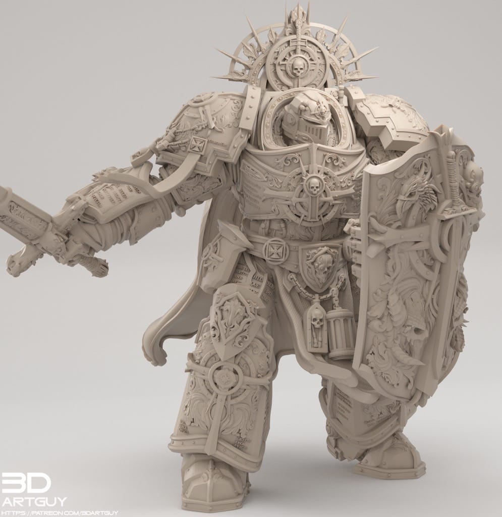 图片[3]-3DArtGuy 圣骑士-P站图纸收藏馆