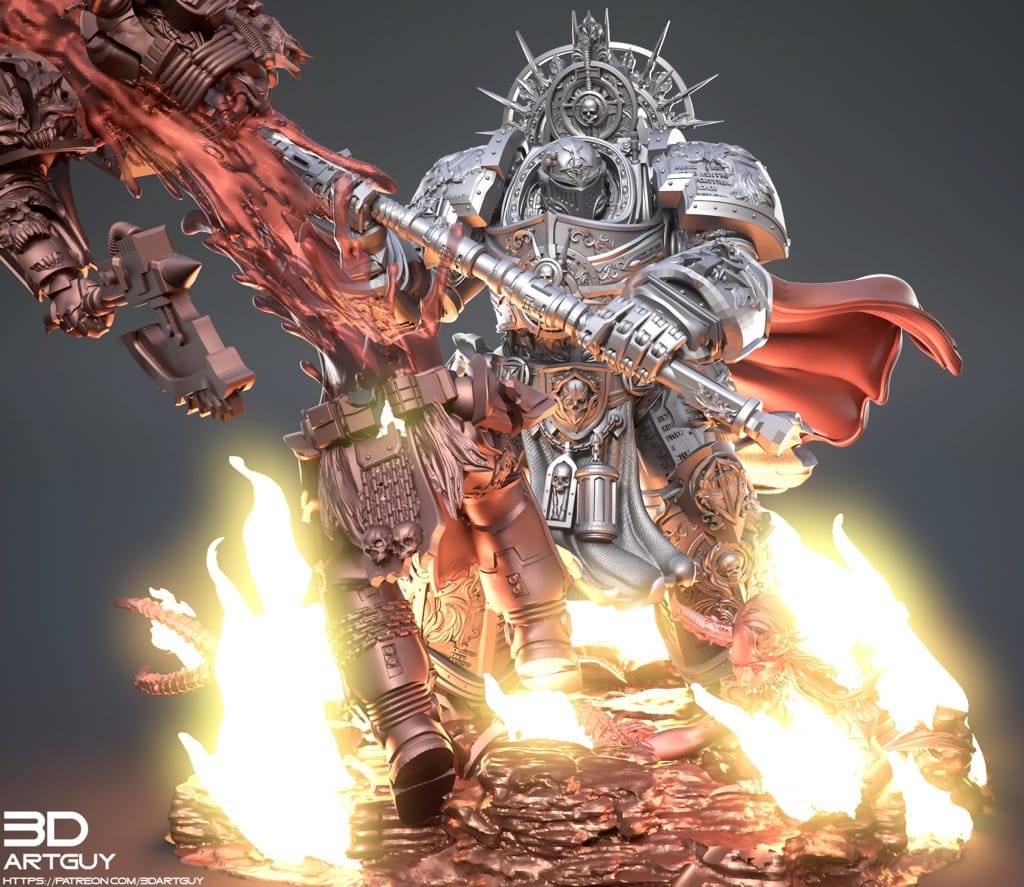 图片[4]-3DArtGuy 圣骑士-P站图纸收藏馆