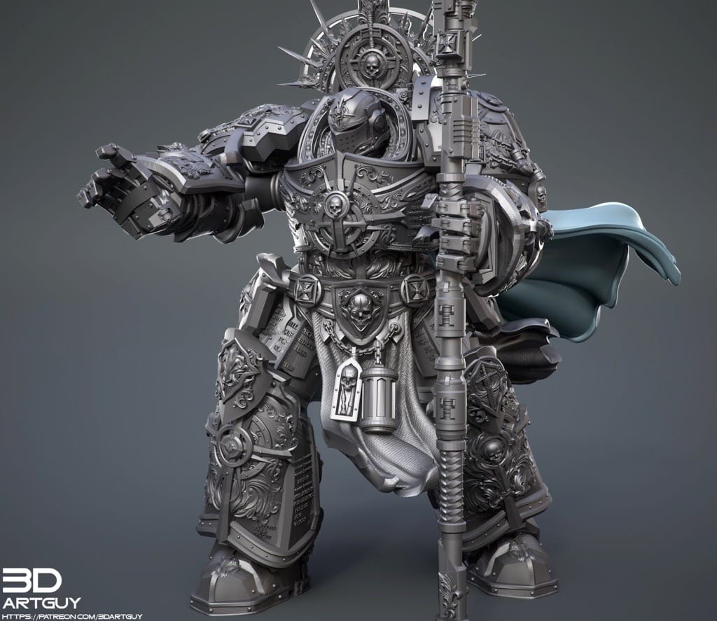 图片[5]-3DArtGuy 圣骑士-P站图纸收藏馆