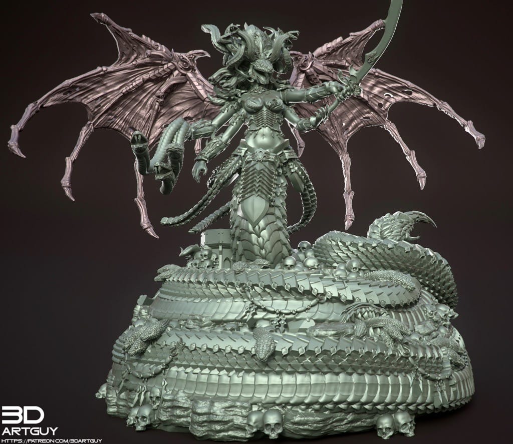 3DArtGuy 女王-P站图纸收藏馆