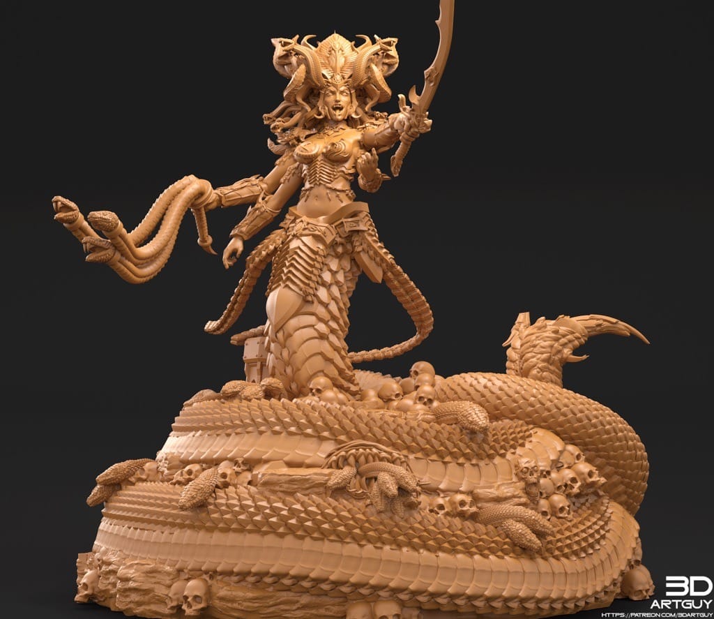 图片[2]-3DArtGuy 女王-P站图纸收藏馆