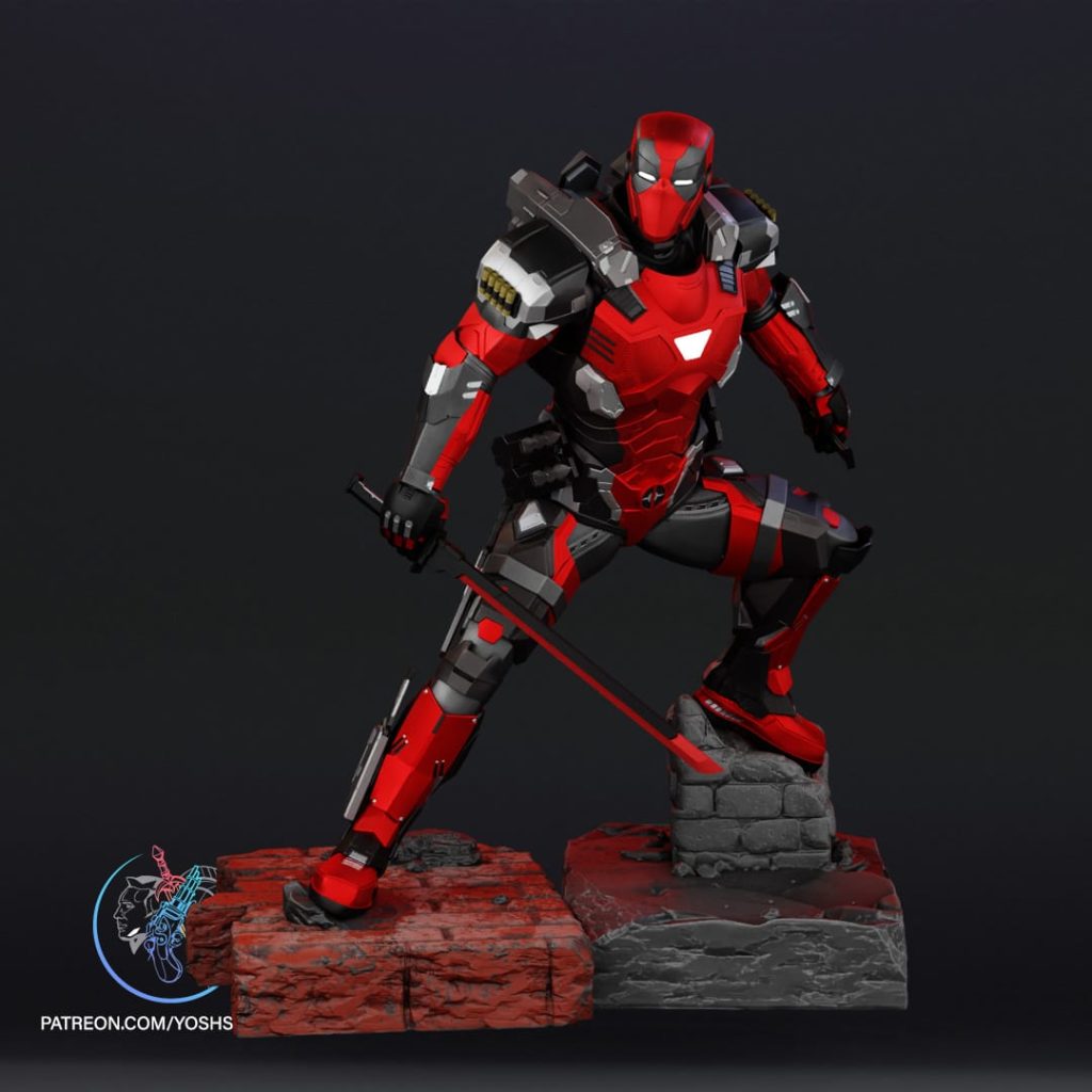 Yosh 铠甲巨人面具-P站图纸收藏馆