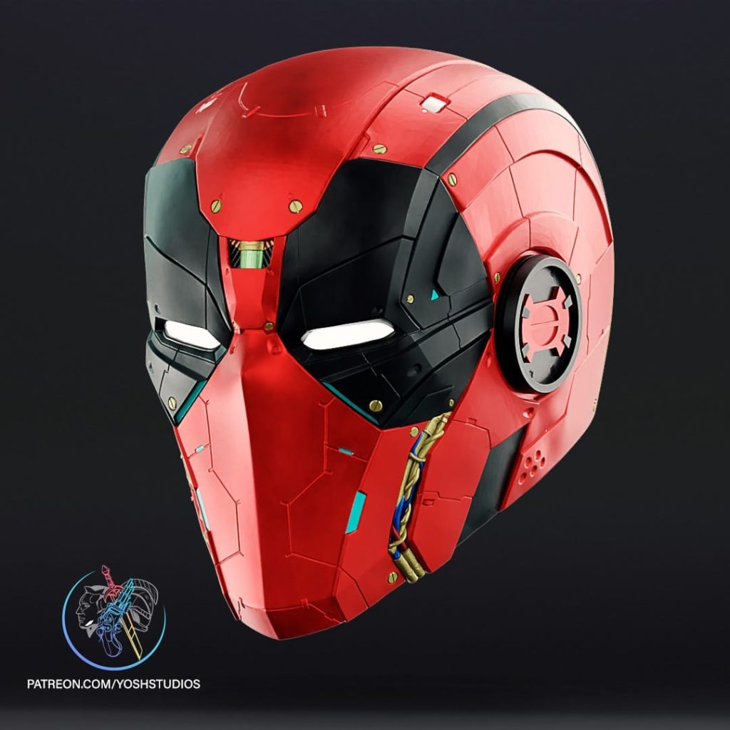 图片[3]-Yosh 赛博朋克死侍头盔-P站图纸收藏馆