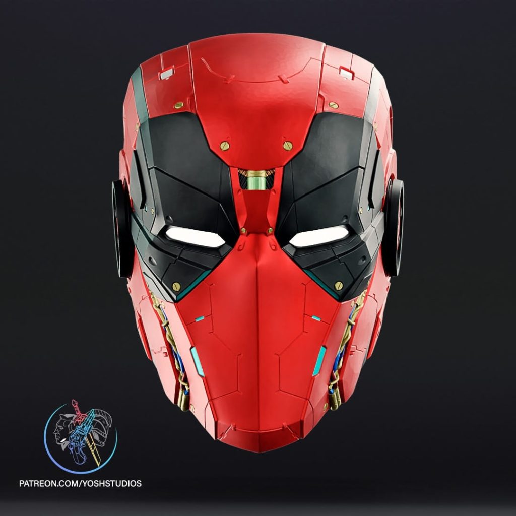 Yosh 赛博朋克死侍头盔-P站图纸收藏馆