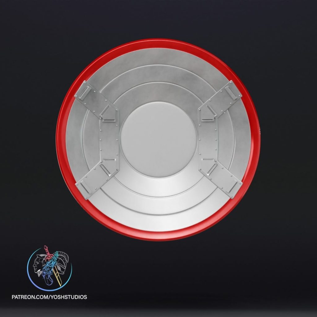 图片[3]-Yosh 美国队长盾牌-P站图纸收藏馆