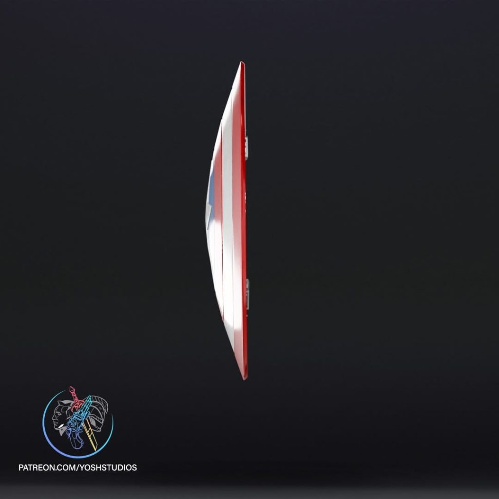 图片[2]-Yosh 美国队长盾牌-P站图纸收藏馆