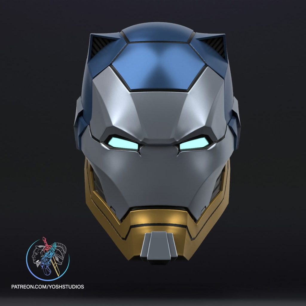Yosh 水箭龟钢铁人头盔-P站图纸收藏馆