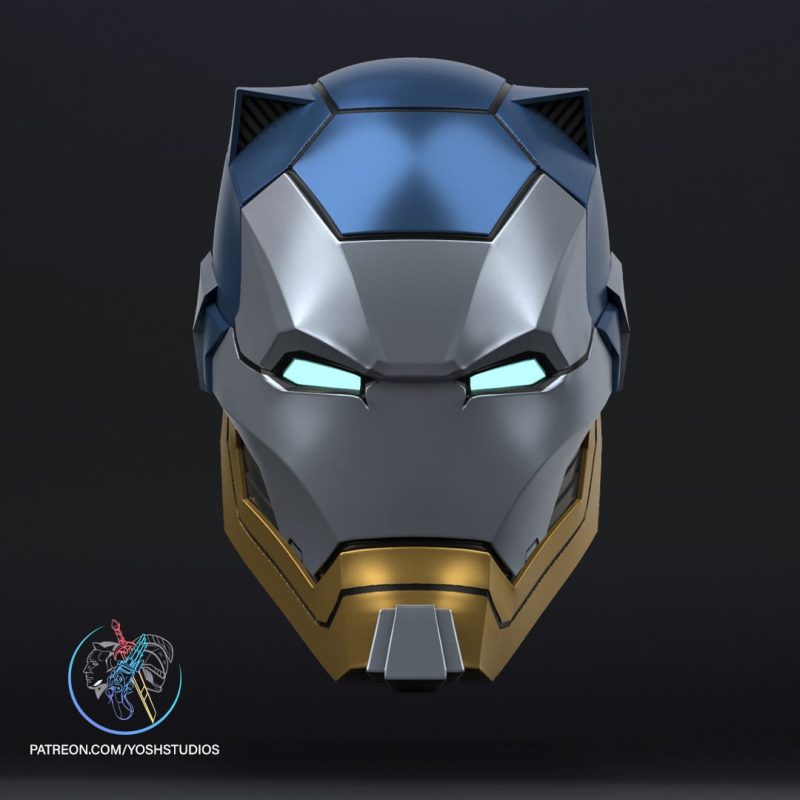 Yosh 水箭龟钢铁人头盔-P站图纸收藏馆