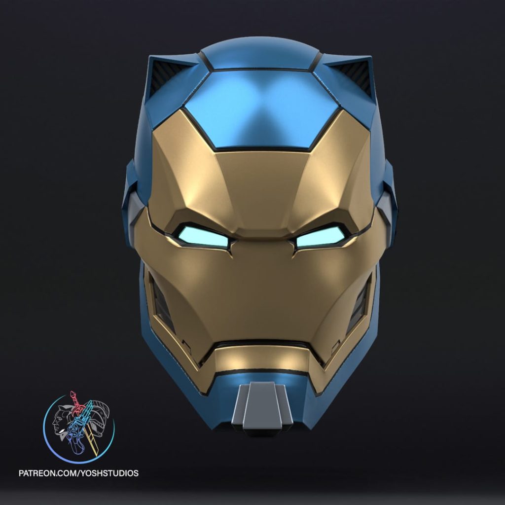 图片[3]-Yosh 水箭龟钢铁人头盔-P站图纸收藏馆