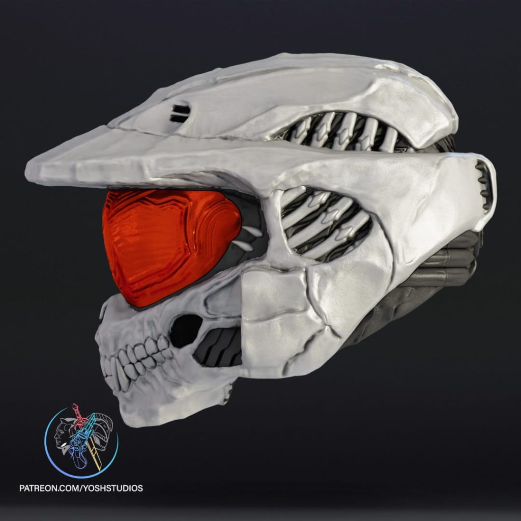 图片[3]-Yosh 骷髅化的主宰头盔-P站图纸收藏馆