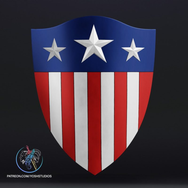 Yosh 美国队长盾牌-P站图纸收藏馆