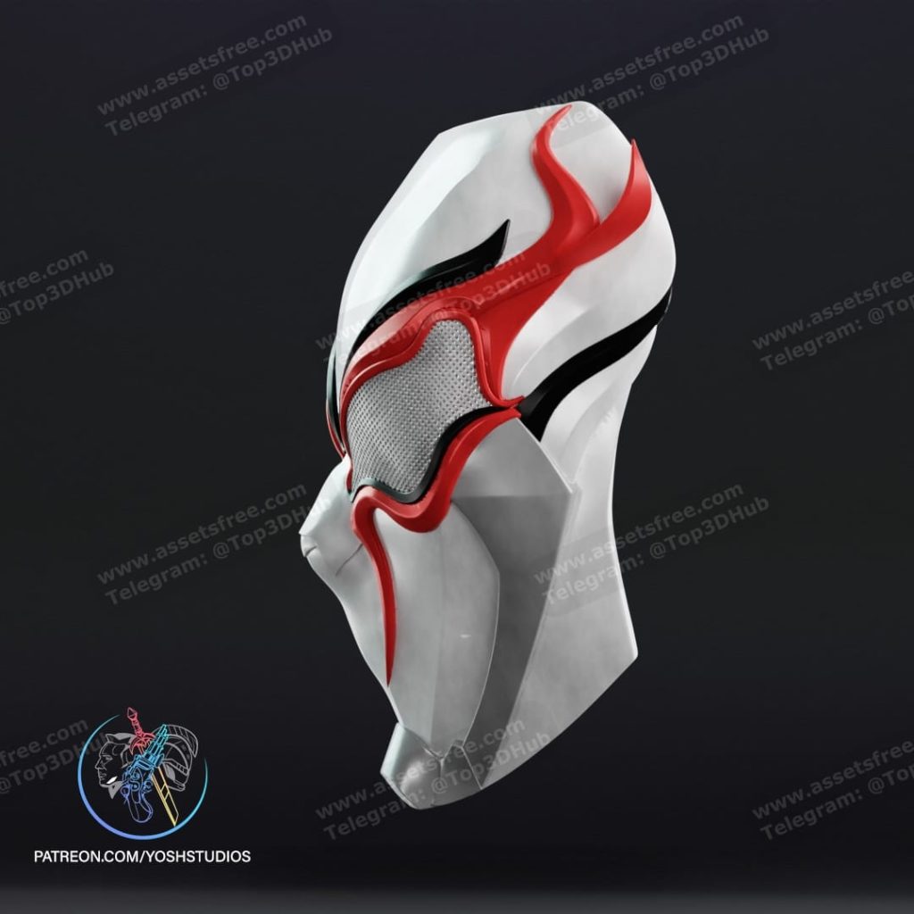 图片[2]-Yosh 战国白色面具-P站图纸收藏馆