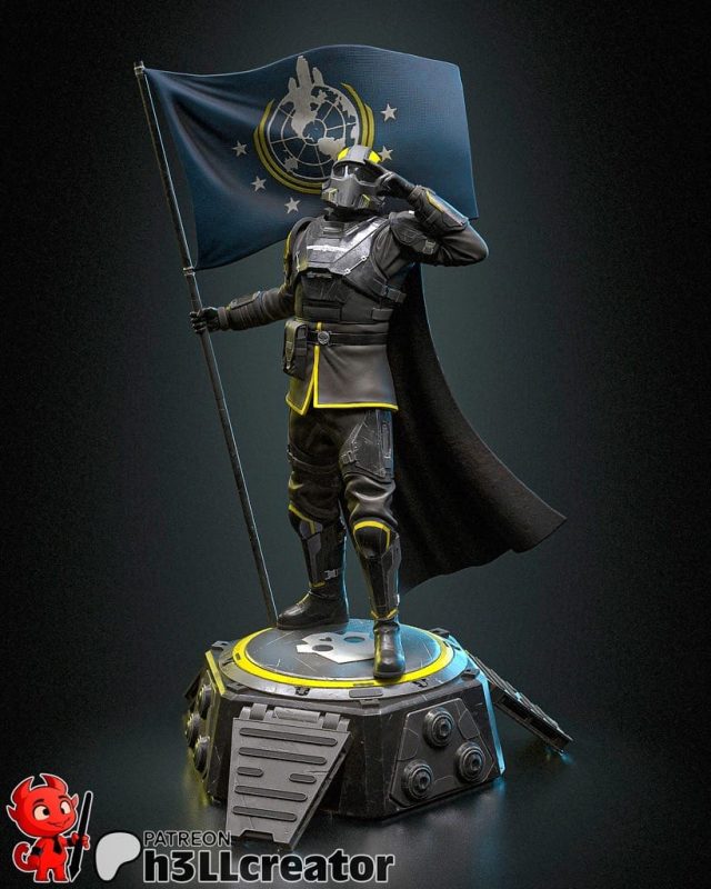 H3LL 地狱潜者 潜兵-P站图纸收藏馆