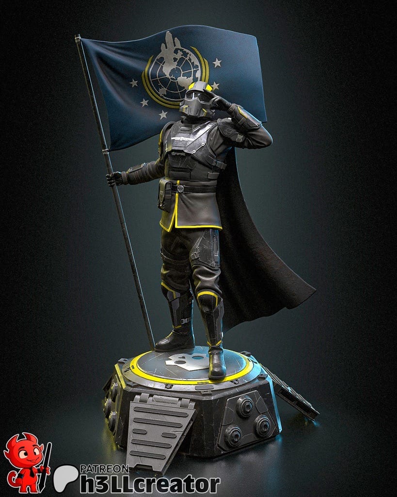 H3LL 地狱潜者 潜兵-P站图纸收藏馆