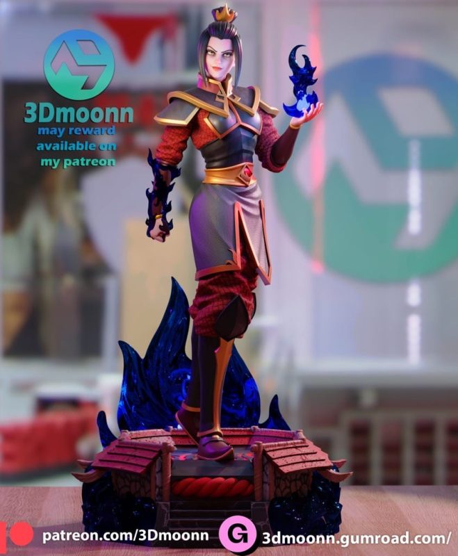 3Dmoonn 降世神通 阿祖拉-P站图纸收藏馆