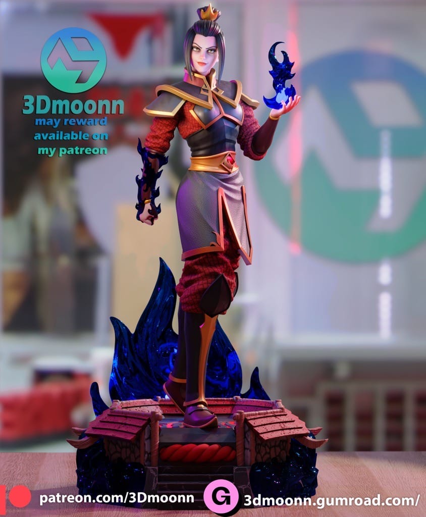 3Dmoonn 降世神通 阿祖拉-P站图纸收藏馆