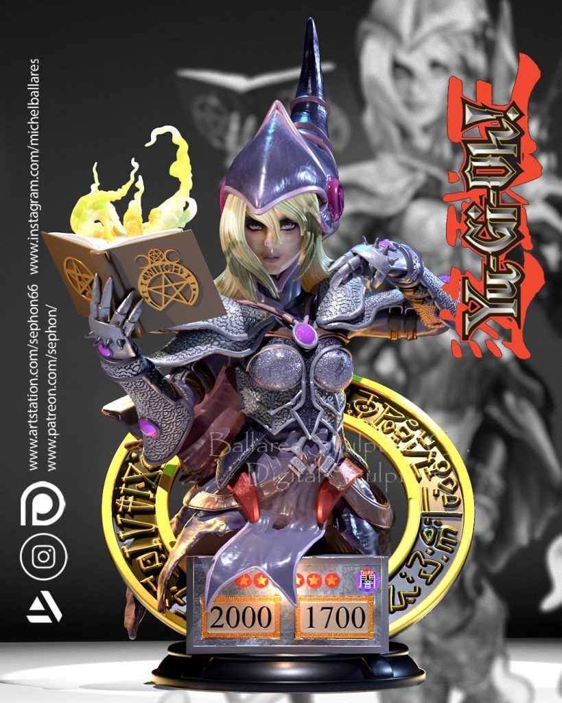 图片[3]-Geek MB 游戏王 黑魔导女孩-P站图纸收藏馆