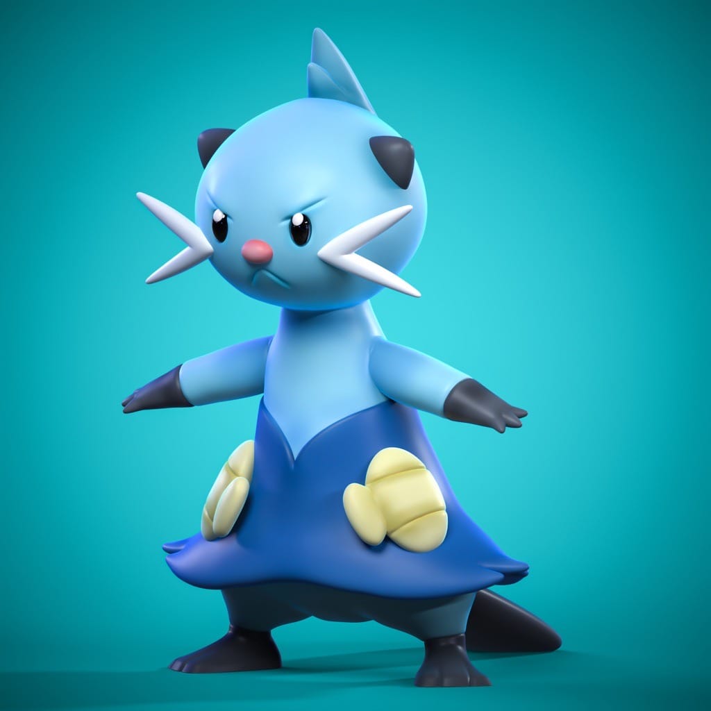 Ydeval 精灵宝可梦 双刃丸-P站图纸收藏馆