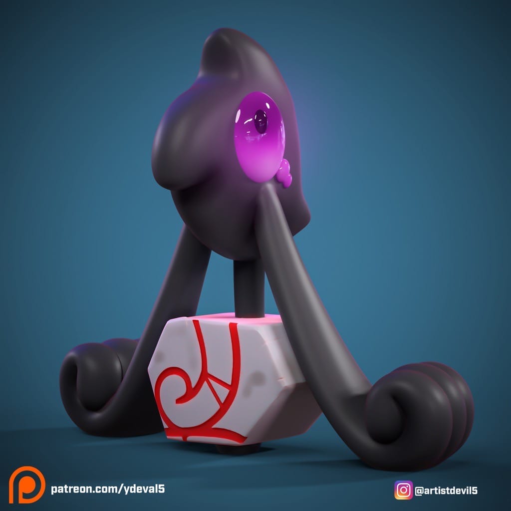 Ydeval 精灵宝可梦 伽勒尔哭哭面具-P站图纸收藏馆