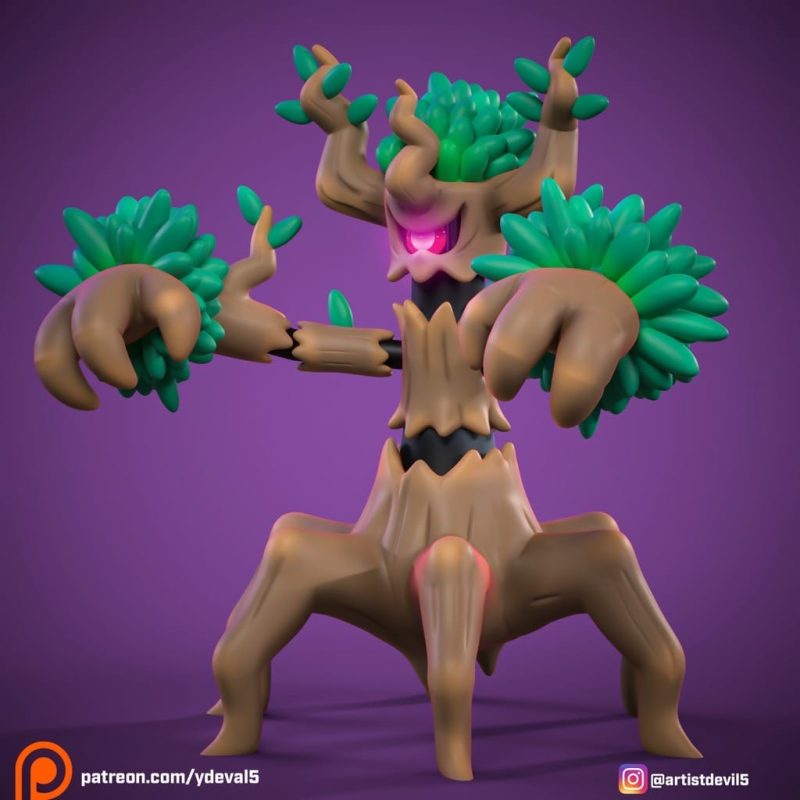 Ydeval 精灵宝可梦 朽木妖-P站图纸收藏馆