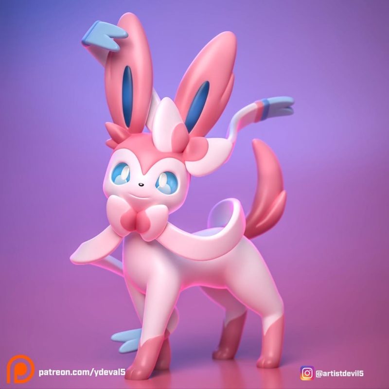 Ydeval 精灵宝可梦 仙子伊布-P站图纸收藏馆