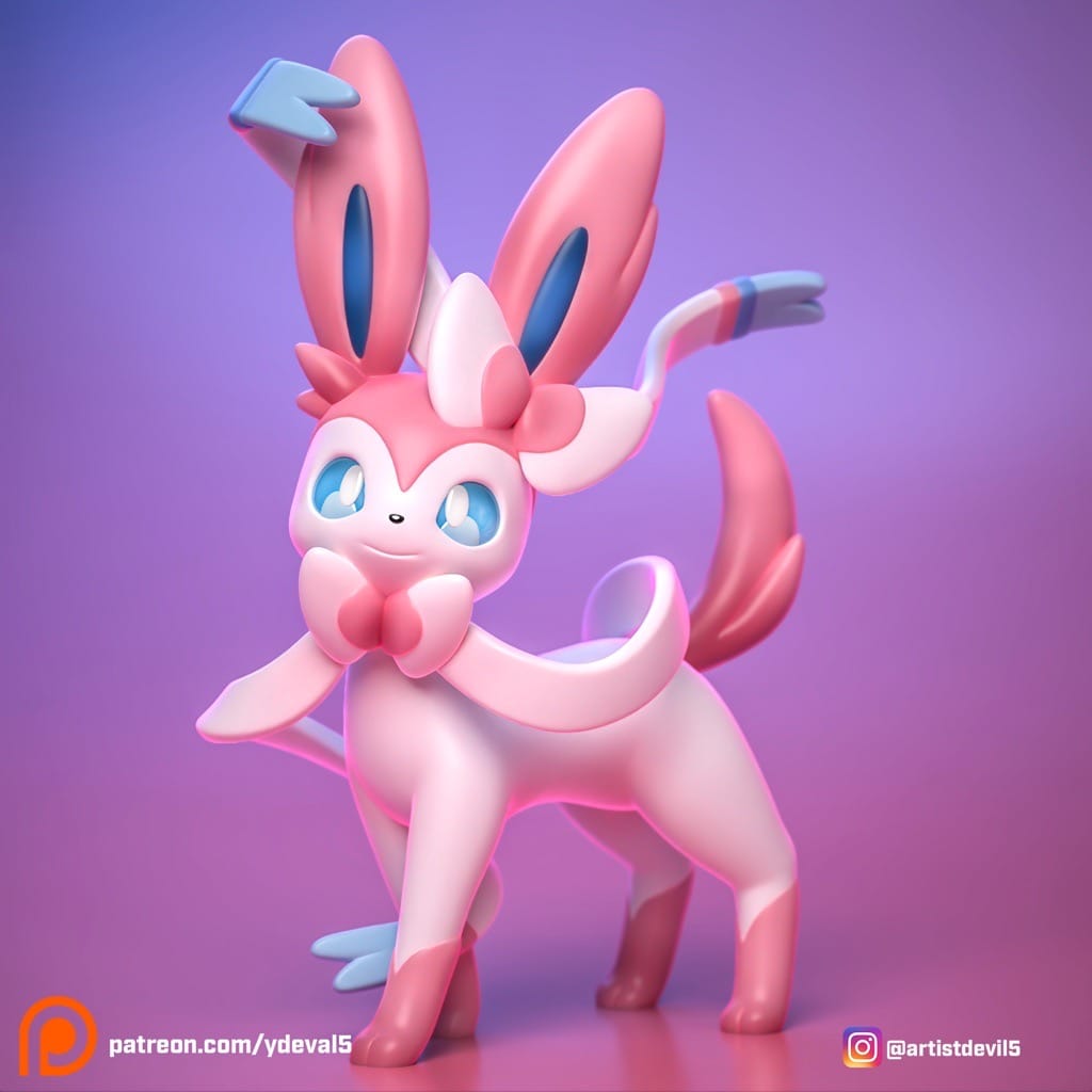 Ydeval 精灵宝可梦 仙子伊布-P站图纸收藏馆