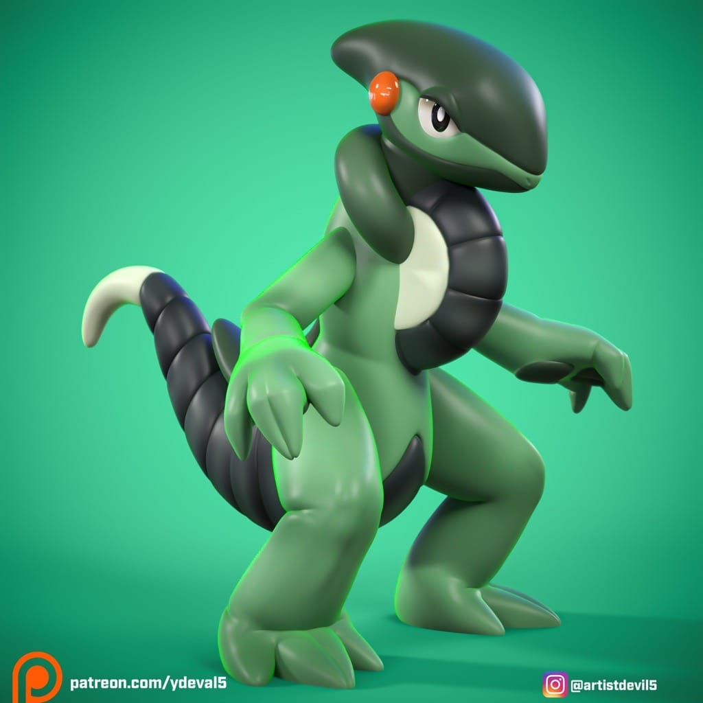 图片[1]-Ydeval 精灵宝可梦 摩托蜥-P站图纸收藏馆