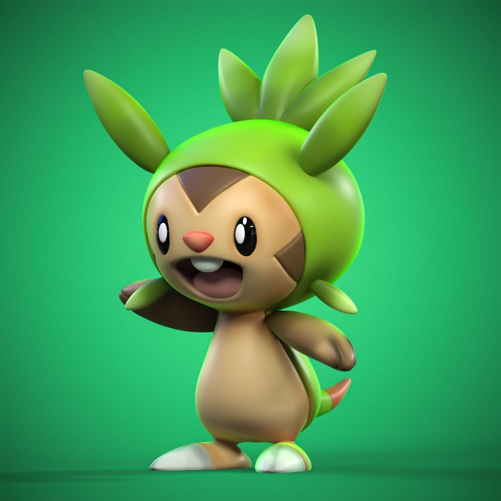 Ydeval 精灵宝可梦 哈力栗-P站图纸收藏馆