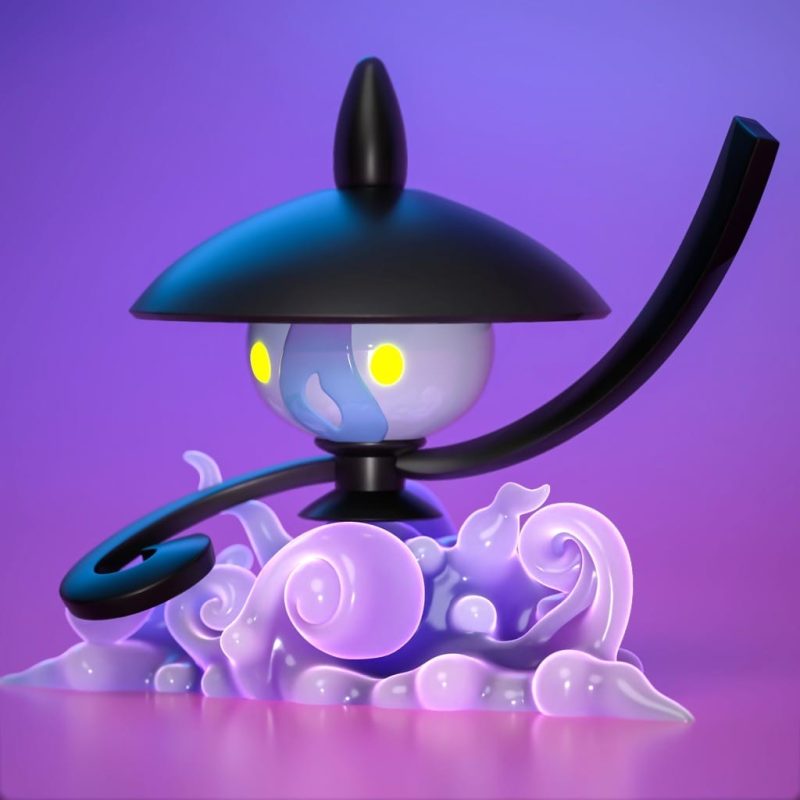 Ydeval 精灵宝可梦 灯火幽灵-P站图纸收藏馆