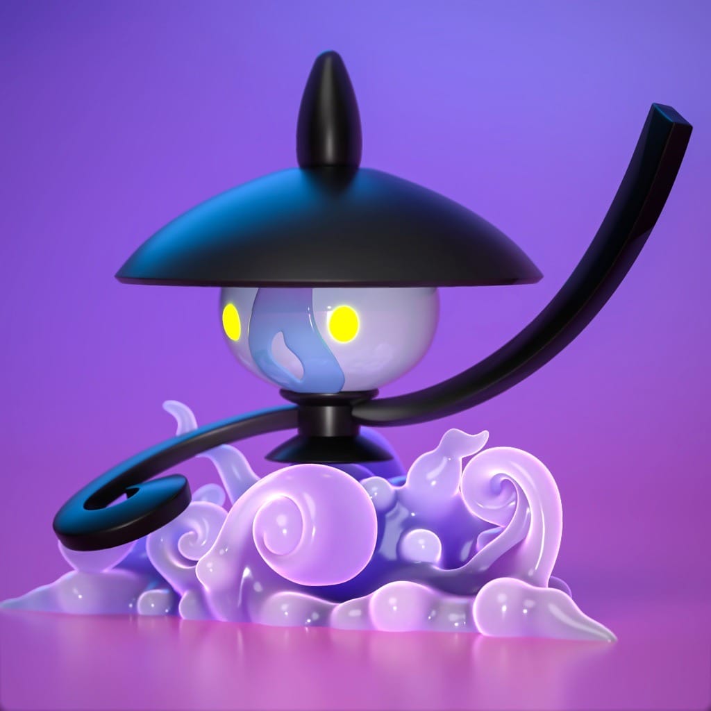 Ydeval 精灵宝可梦 灯火幽灵-P站图纸收藏馆