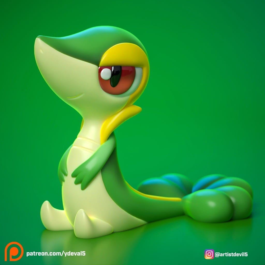 Ydeval 精灵宝可梦 藤藤蛇-P站图纸收藏馆