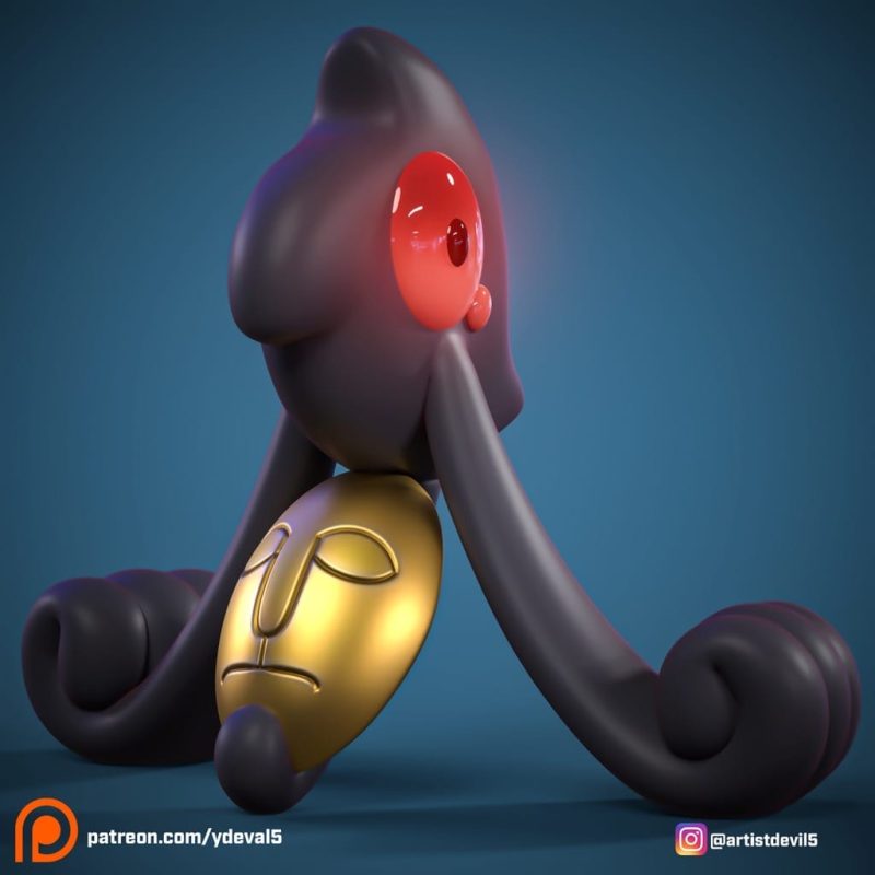 Ydeval 精灵宝可梦 哭哭面具-P站图纸收藏馆