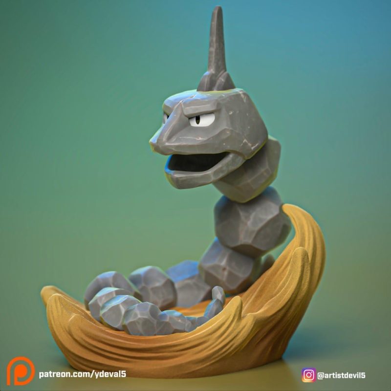 Ydeval 精灵宝可梦 大岩蛇-P站图纸收藏馆