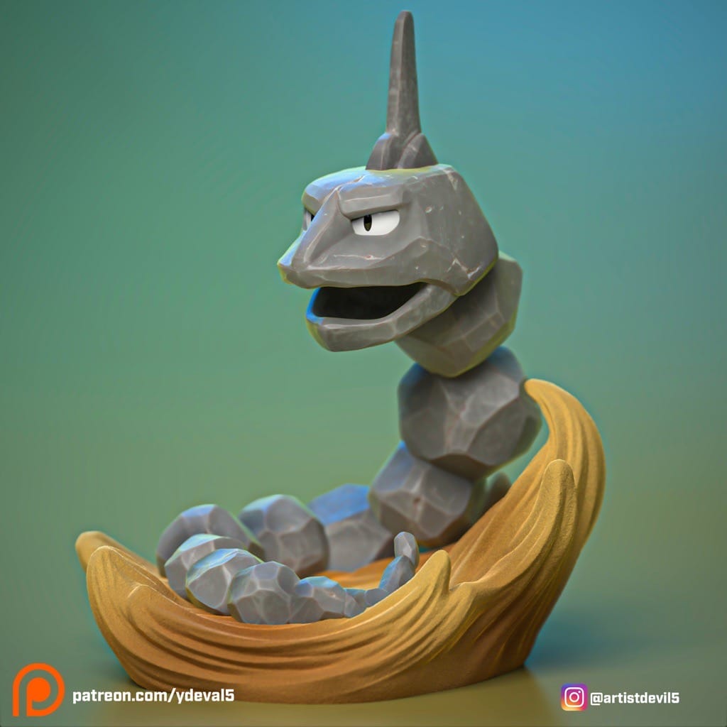 Ydeval 精灵宝可梦 大岩蛇-P站图纸收藏馆