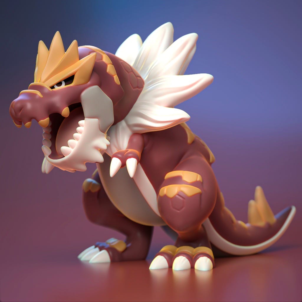 Ydeval 精灵宝可梦 怪颚龙-P站图纸收藏馆