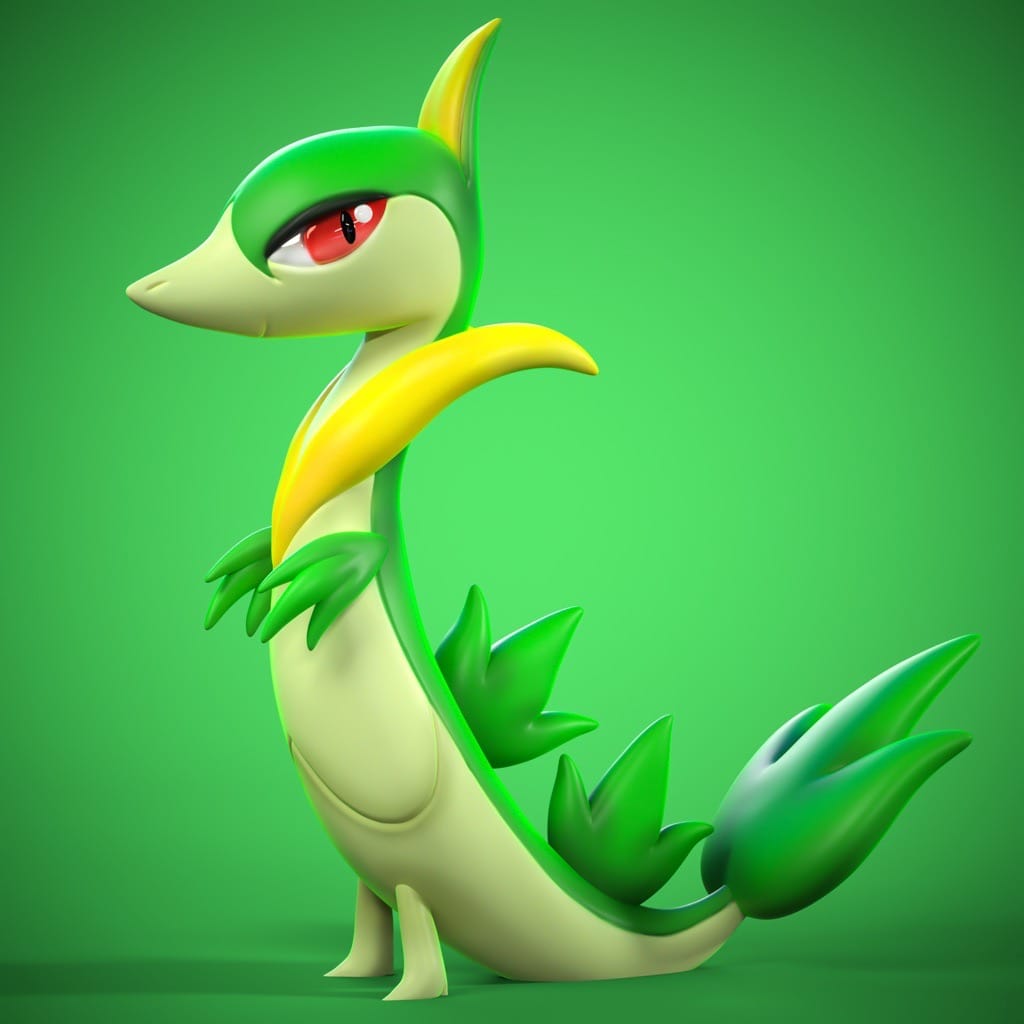 Ydeval 精灵宝可梦 藤藤蛇-P站图纸收藏馆