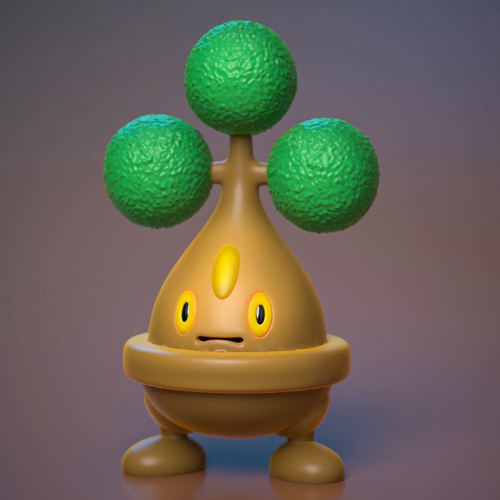 图片[1]-Ydeval 精灵宝可梦 盆才怪-P站图纸收藏馆