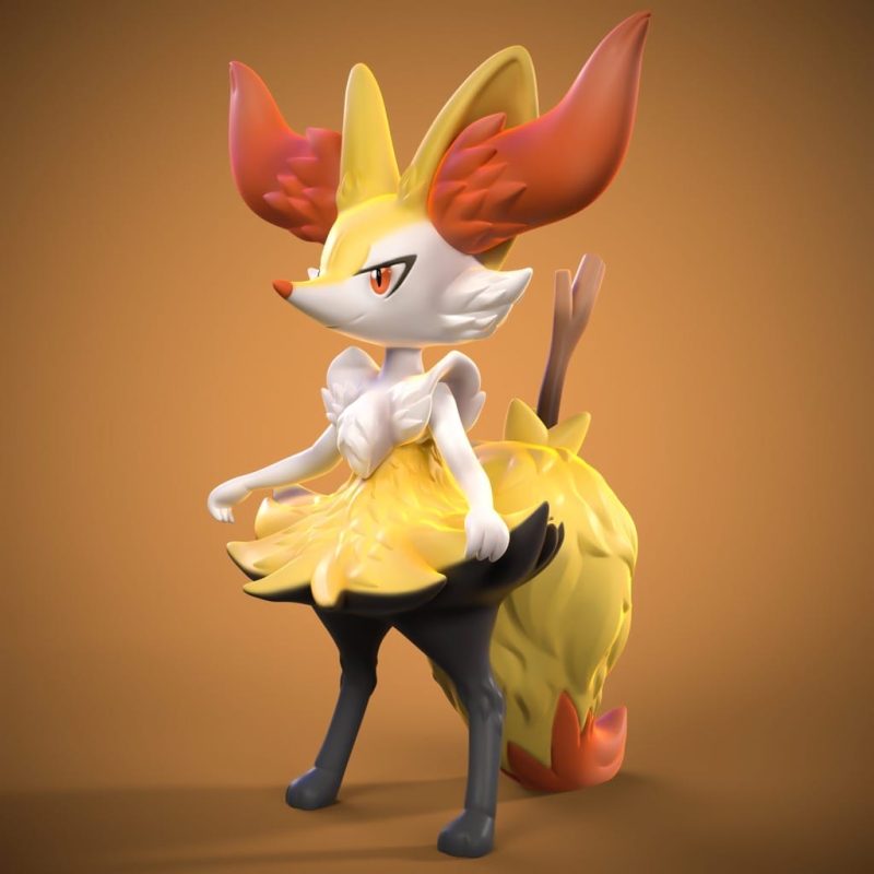 Ydeval 精灵宝可梦 长尾火狐-P站图纸收藏馆