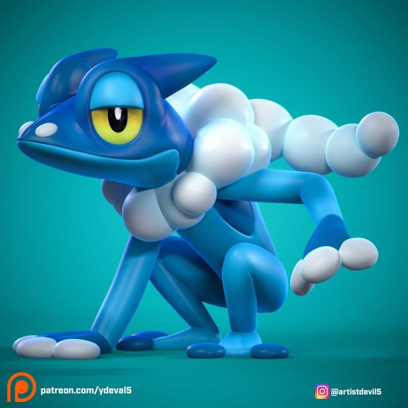 Ydeval 精灵宝可梦 呱头蛙-P站图纸收藏馆