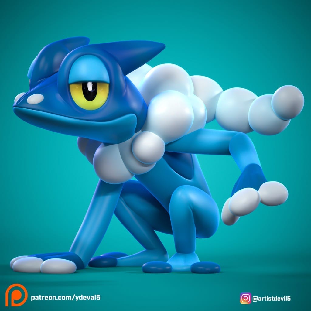 图片[1]-Ydeval 精灵宝可梦 呱头蛙-P站图纸收藏馆