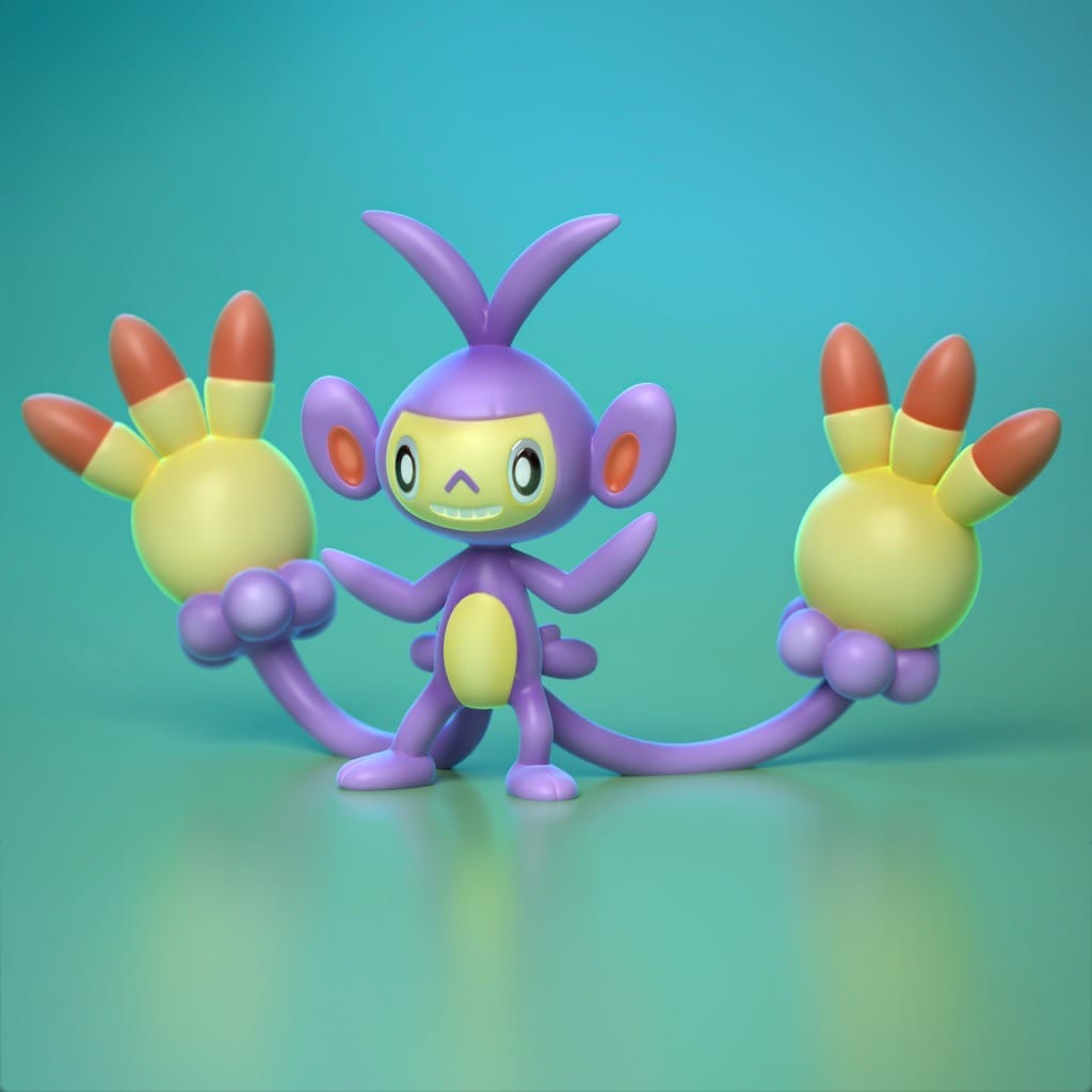 图片[1]-Ydeval 精灵宝可梦 双尾怪手-P站图纸收藏馆