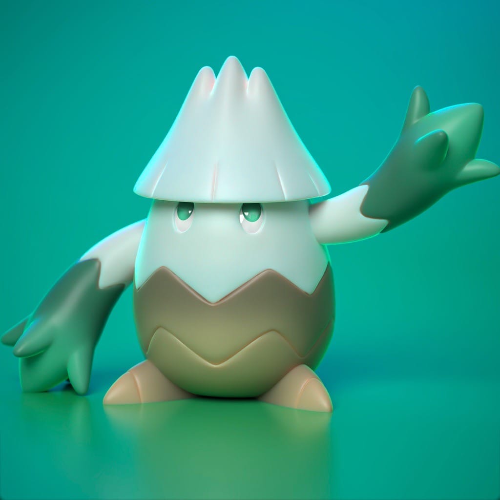 图片[1]-Ydeval 精灵宝可梦 雪笠怪-P站图纸收藏馆